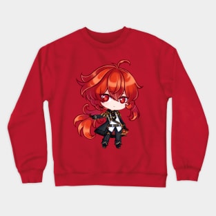 Diluc chibi Crewneck Sweatshirt